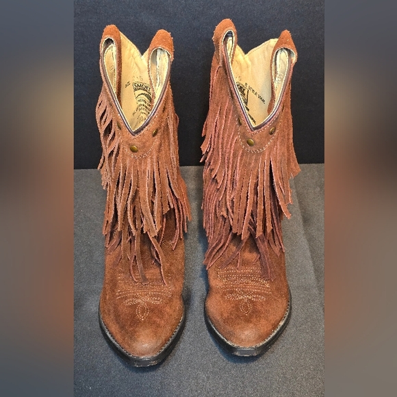 Smokey Mountain Boots Other - Smokey Mountain Fringed Brown Western Boots